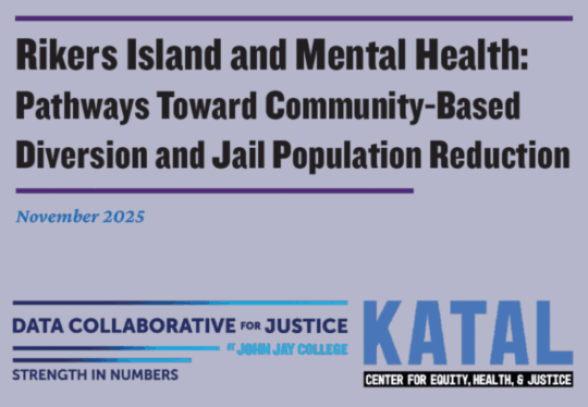 Rikers Island and Mental Health Report