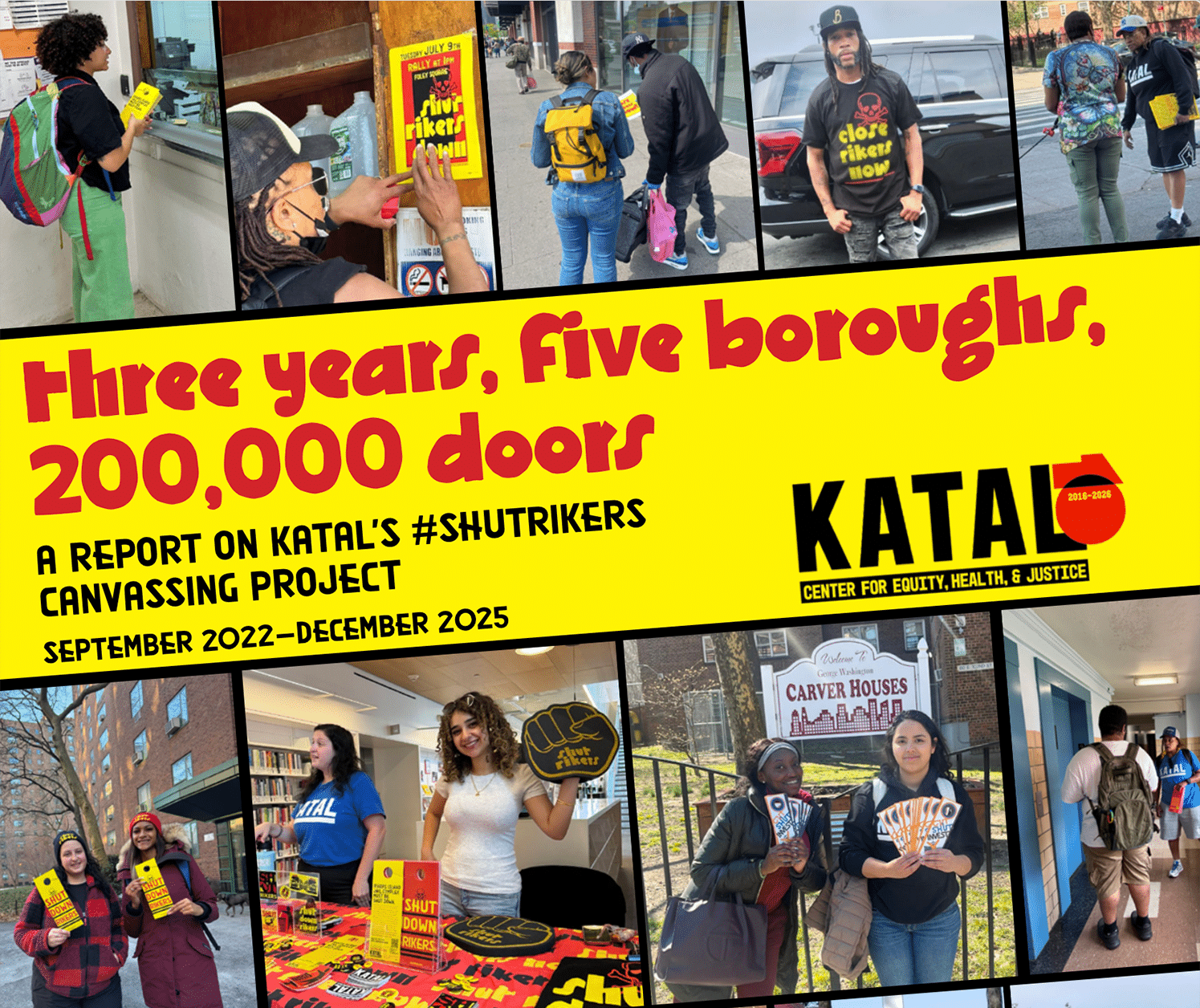 Three Years, Five Boroughs, 200,000 Doors: A Report on Katal’s #ShutRikers Canvassing Project